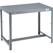 Global Industrial™ Deluxe Machine Table, 12 Gauge Welded Top, 36"W x 24"D x 30"H