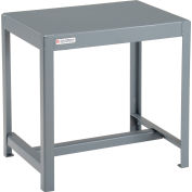 Global Industrial™ Standard Machine Table, 14 Gauge Welded Top, 24"W x 18"D x 24"H