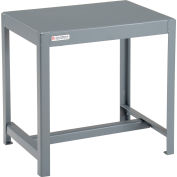 Global Industrial™ Standard Machine Table, 14 Gauge Welded Top, 24 « L x 18 « P x 24 " H