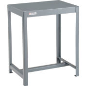 Global Industrial™ Standard Machine Table, 14 Gauge Welded Top, 24"W x 18"D x 30"H