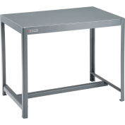 Global Industrial Standard Machine Table, 14 Gauge Welded Top, 36"W x 24"D x 30"H