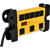 Global Industrial™ Safety Surge Protected Power Strip, 8 points de vente, 15A, 1200 Joules, 6' Cord