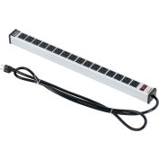 Global Industrial™ Power Strip, 16 points de vente, 15A, 24"L, 15' Cord