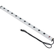 Global Industrial™ Power Strip, 10 points de vente, 15A, 48"L, 6' Cord