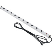 Global Industrial™ Power Strip, 10 points de vente, 15A, 48"L, 15' Cord