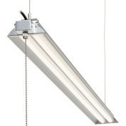 Global Industrial™ 48" LED Aluminum Shop Light, 35W, 4000K, 3850 Lumens, 48" Adj Height, 6'Cord