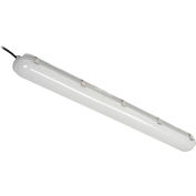 Global Industrial LED Vapor Tight Fixture, 4', 40W, 120-277V, 4000K, 4400 Lumens,