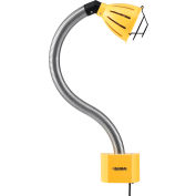 Global Industrial Gooseneck LED Dock Light w/ 27" Stainless Steel Arm, 38W, 10' Cord