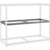 Global Industrial™ Niveau supplémentaire pour wide Span Rack 72"W x 36"D No Deck 900 Lb Capacity, Gry