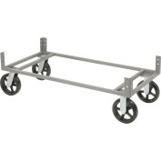 Global Industrial™ 48"Wx24"D Gray Dolly Base Without Casters