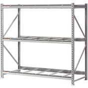 Global Industrial 3 Level, Extra High Cap Bulk Storage Rack, No Deck, Starter, 60"W x 24"D x 72"H