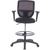 Global Industrial™ Big and Tall Mesh Back Drafting Stool