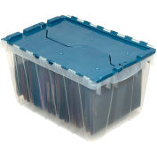 Akro-Mils Clear KeepBox Container 66486FILEB w/File Rails - 21-1/2"L x 15"W x 12-1/2"H, qté par paquet : 6