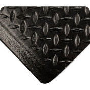 Wearwell® SubStance Diamond Anti Fatigue Mat 1/2" Thick 2' x 3' Black