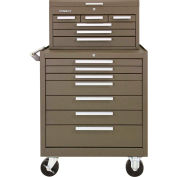 Kennedy® 297XB - 266B 29"W X 20"D X 49-3/4"H 13 Drawer Roller Cabinet - Mechanics Chest Combo