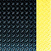 Crown #550 Workers-Delight Ultra Deck Plate W/ Zedlan Foam Backing 3'X5' Black/Yellow
