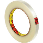 3M Scotch® 862 Reinforced Strapping Tape 1/2" x 60 Yds. 4.6 Mil Clear - Pkg Qty 72