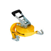 Produits d'acheteurs 30 Foot Commercial Grade Ratchet Strap avec soft Rubber Grips, J Hooks - 5483000