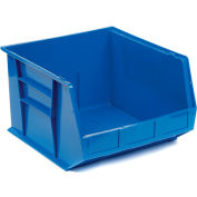 Global Industrial™ Plastic Stack & Hang Bin, 16-1/2"W x 18"D x 11"H, Bleu, qté par paquet : 3