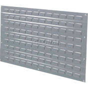 Global Industrial™ Louvered Wall Panel Without Bins 36x19 Gray Price for pack of 4