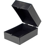 Protektive Pak Velostat Hinged Container, 4023, 2-1/2"L x 3-1/2"W x 1-3/4"H