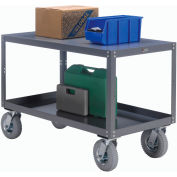 Global Industrial Portable Steel Table w/2 Shelves, 1200 lb. Capacity, 60"L x 30"W x 33-1/2"H