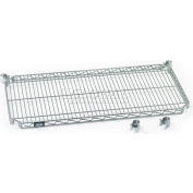 Nexel® S2472AZ Poly-Z-Brite® Quick Adjust Shelf 72"W x 24"D with Hooks & Clips