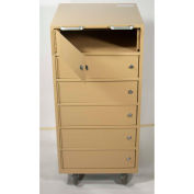 Fenco Teller Vault Note Bus 585-A - 6 casiers 18" W x 19 H « x 38-1/2 D » Champagne