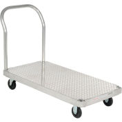 Magliner® Aluminum Platform Truck with Diamond Deck 48 x 30 1000 Lb. Cap.