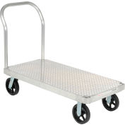 Magliner® Aluminum Platform Truck with Diamond Deck 48 x 24 2400 Lb. Cap.