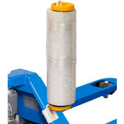 Rack’Em Racks Pallet Jack Stretch Wrap Rack pour rouleaux de 18 », montage vertical, blanc