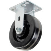 Global Industrial™ Heavy Duty Rigid Plate Caster 6" Plastic Wheel 800 Lb. Capacité