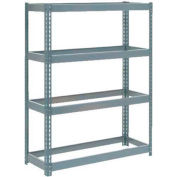 Global Industrial 4 tablettes, étagère sans boulons extra-robuste, démarreur, 48 po L x 24 po P x 72 po H, sans plate-forme