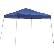 Global Industrial™ Portable Pop-Up Canopy, Slant-Leg, 10'L x 10'W x 8'11"H, Blue