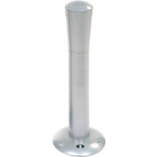Cendrier extérieur en aluminium industriel™ mondial, argent