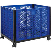 Global Industrial Easy Assembly Vented Wall Container 39-1/4 x 31-1/2 x 33-1/2 Overall
