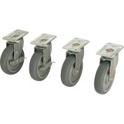 Global Industrial™ Caster Set (2 Swivel/2 Verrouillage)