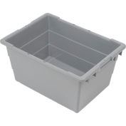 Quantique Croix pile Nest cuve TUB2417-12-23-3/4 x 17-1/4 x 12 gris, qté par paquet : 6