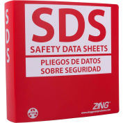 ZING Eco GHS-SDS Binder (English/Spanish), 2.5" Ring, Recycled Poly, 6034
