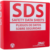 ZING Eco GHS-SDS Binder (anglais/espagnol), 3" Ring, Recycled Poly, 6035