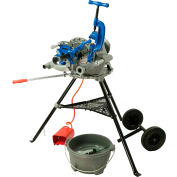 Global Industrial Electric Pipe Threading Machine w/ Manual Die Head, 1/2" - 2" Capacity