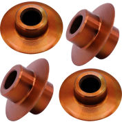 Roues de coupe de remplacement pour les machines de filetage de tuyaux industriels™ mondiales 604050 & 604051 - Qté par paquet : 4