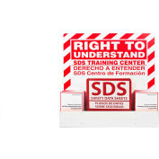 ZING Eco GHS-SDS Training Station (English/Spanish), Binder & Booklets, Recycled Aluminum, 6044