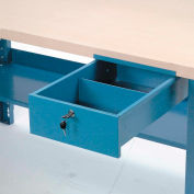 Global Industrial™ Steel Drawer, 10-3/4"W x 18"D, Blue