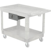 Global Industrial™ Optional Locking Steel Drawer with Divider for Plastic or Steel Carts