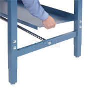 Global Industrial™ Steel Lower Shelf, 72"W x 14"D, Blue