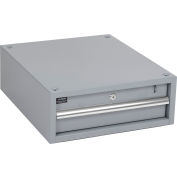 Global Industrial™ Steel Drawer W/ Cylinder Lock, 17-1/4"W x 20"D, Gray