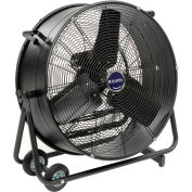 Ventilateur de soufflante à tambour inclinable portable Global Industrial™ 24 », 7700 CFM, 1/3 HP, 1 phases