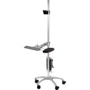 Global Industrial™ Adjustable Ergonomic Standing Computer Workstation with VESA Mount