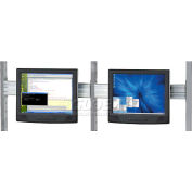 Global Industrial™ Flat Panel Monitor Track For 48" LAN Station